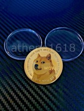 1PC Gold Dogecoin - 2021 Collectible Physical Coin US Seller 