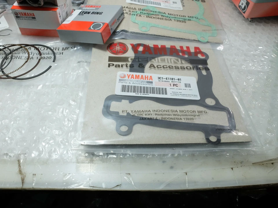 New Genuine Yamaha YZF R125 WR125 TE125 Big Bore Cylinder Kit 150cc 57MM - Image 4 of 4