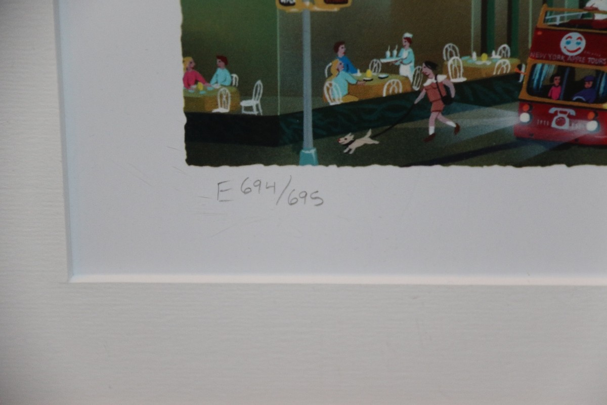 Alexander Chen Times Square Parade SIGNED Framed Print Limited