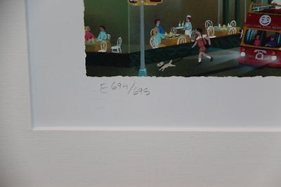 Alexander Chen Times Square Parade SIGNED Framed Print Limited