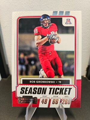 Rob Gronkowski 2021 Panini Contenders Draft Picks New England Patriots NFL #100
