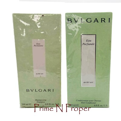 Bvlgari Eau Parfumee Au The Vert Shampoo & Conditioner, 6.8fl oz/ 200ml