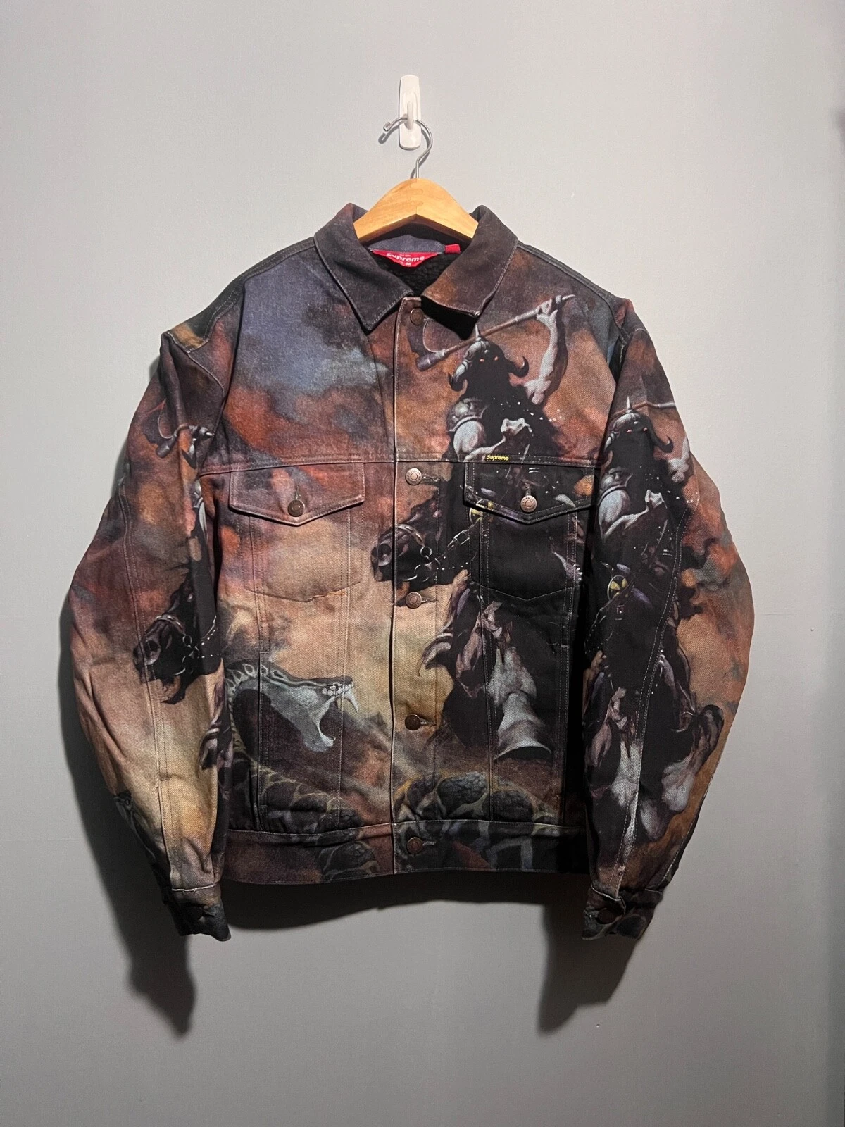 VESTE CAMIONNEUR DOUBLÉE SHERLING FRANK FRAZETTA SUPRÊME