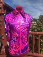 Girls COLOR+SIZES, western show shirt,  pleasure,  leadline,  rodeo, xs S M L xl