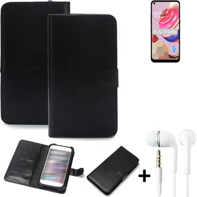 Handy Hülle Wallet Case für LG Electronics K51S + kopfhörer Handy Schutz Hül