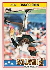 Mike Dunne Mini UK Topps 1988 Baseball Card #21