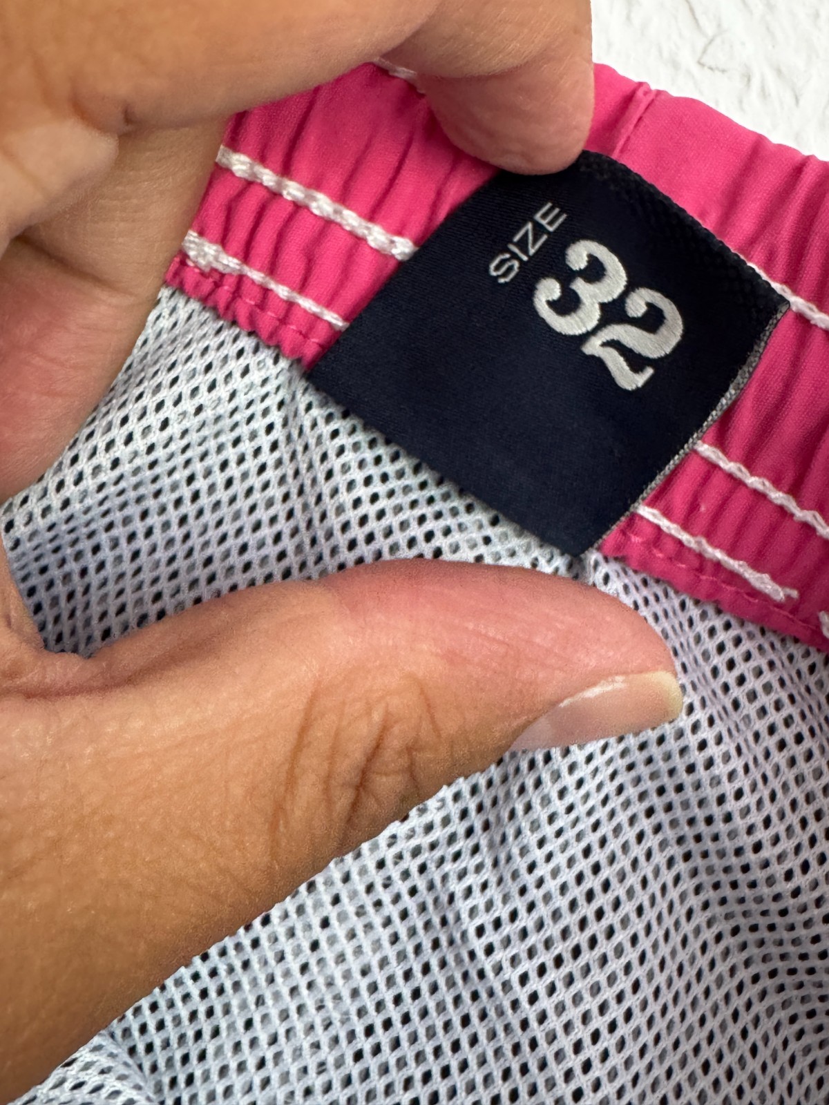 North Sails Men's Board Shorts Size 32 Pinstripe Nautical Style image 7