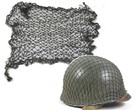 WW2 US GI helmet net - Same pattern as worn at the D-Day landings — photo 1