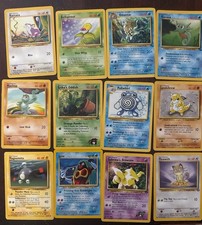 Vintage Pokémon Card Lot 46 Cards WOTC Base Fossil Team Rocket Gym + Charmander