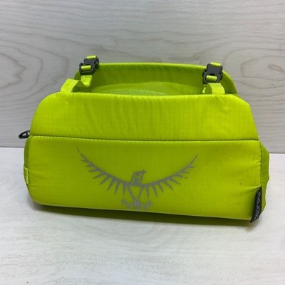 Osprey Unisex OS Ultralight Toiletry Kit Bag Lime Green Ripstop Nylon Organizer