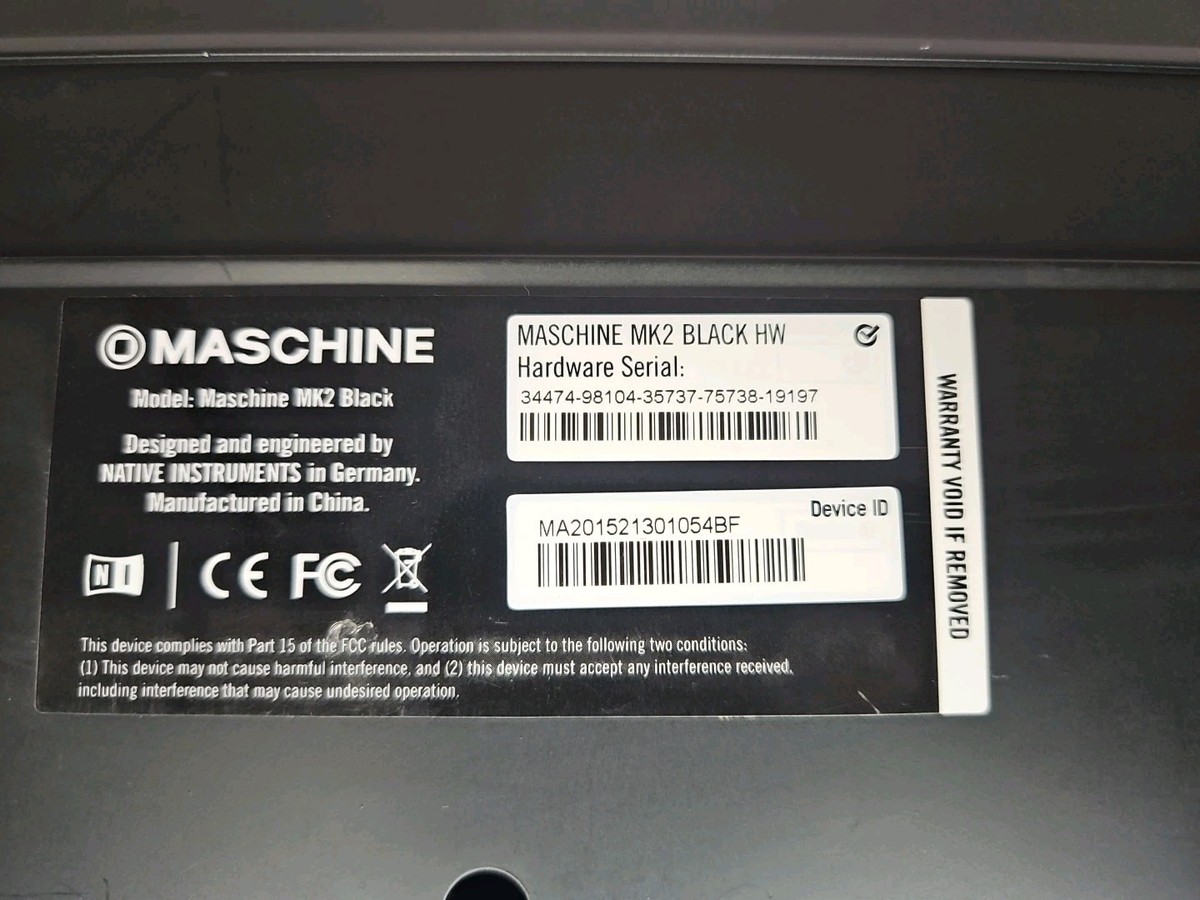 DTM・DAW MASCHINE MK2 BLACK Native Instruments Maschine MK2 (Black) No Software No Wires