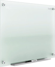 Whiteboard, Glass Dry Erase Board, Non-Magnetic, 36"W X 24"H, Infinity Frameless