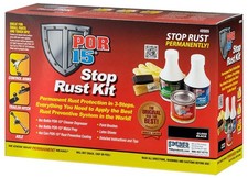 POR-15 40909 Stop Rust Kit 4oz Gloss Black
