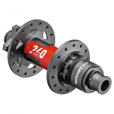 DT Swiss Nabe MTB HR 240 EXP 32 Loch schwarz - leichte, steife Boost-Hinterra...