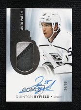 2021-22 Upper Deck The Cup Rookie 24/99 Quinton Byfield #150 Patch Auto 1d59