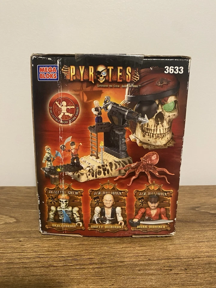 JUEGO FIGURAS PIRATAS MEGA BLOKS 3633 TEMA PIRATA Foto 4 de 4