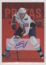 2021 Fleer Ultra Rookies Red Rainbow Foil 80/99 Tier 1 Aliaksei Protas Auto 0il7