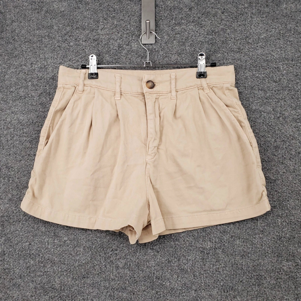 Style Co Women Size 20W Beige Stone Wall Belted Cargo Mid Rise Shorts Plus 73299