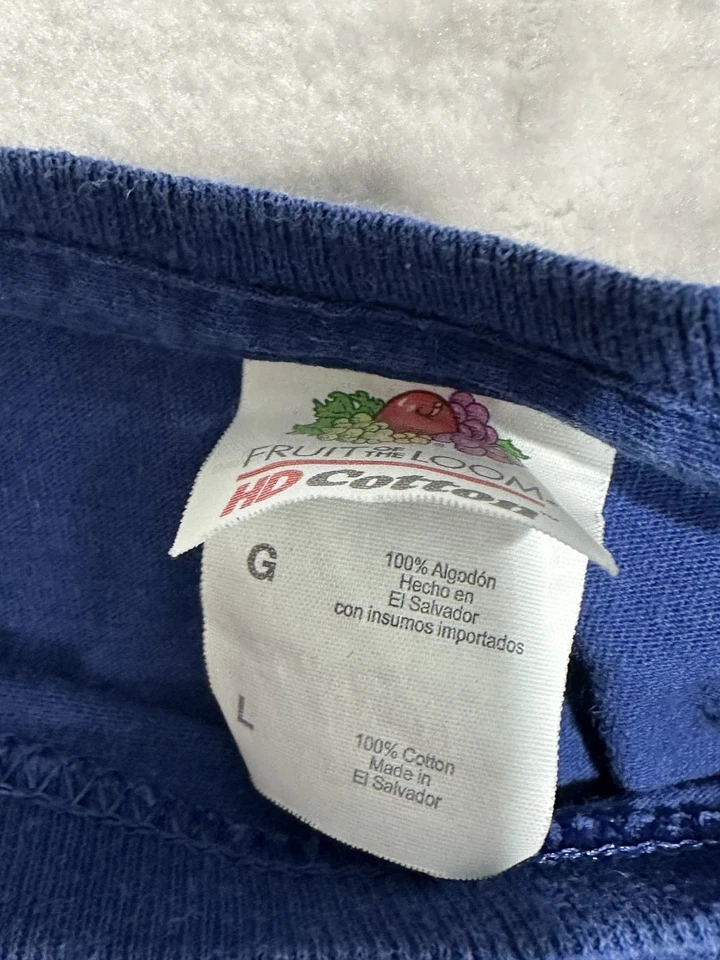 Maui T-Shirt Fruit Of The Loom Men's Size Large Blue Short Sleeve Island Life - Image 3 of 4