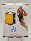 Jeremy Sochan 2022 Panini Flawless Collegiate Signature Prime Materials Auto /25