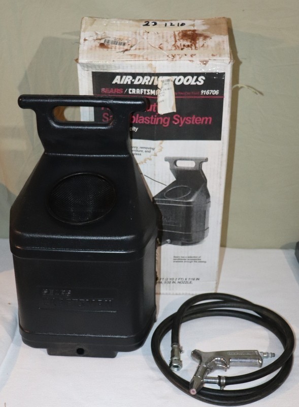 Vintage Sears Craftsman Portable Sandblaster 50 lb Hopper