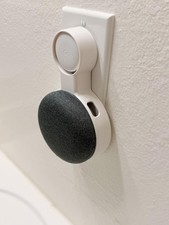 Outlet Wall Mount Holder for Google Nest Mini Home Mini, Cord Management