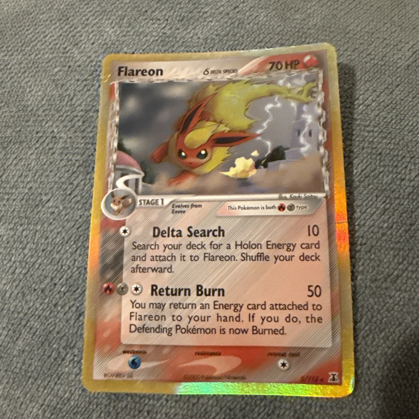 Flareon δ - Delta Species #5 Price & Value ($137.71) | PokeScope