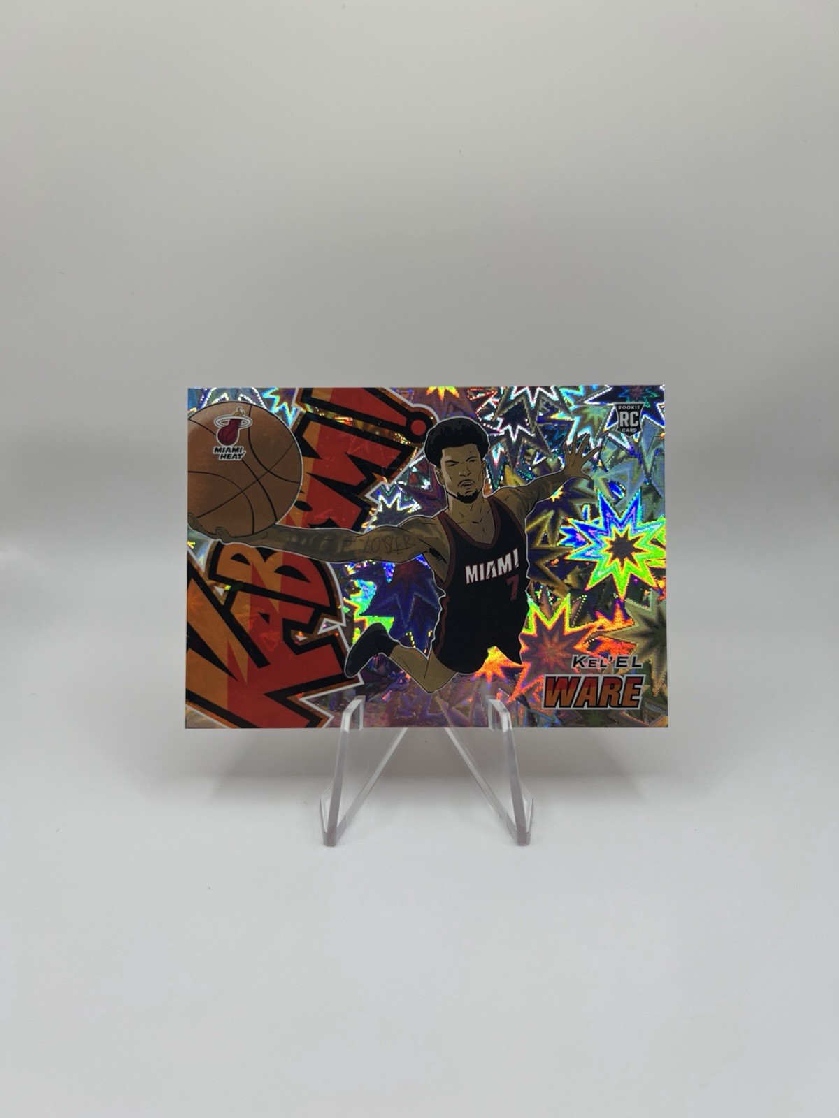2024 Revolution Kel’el Ware Horizontal Kaboom SSP RC Case Hit Miami Heat