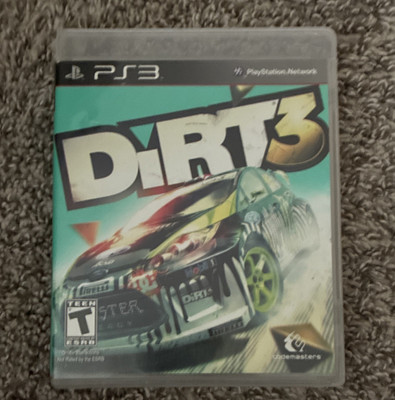 Codemasters DiRT 3 PlayStation 3 Racing Game Multiplayer Manual 2011 NTSC-U/C