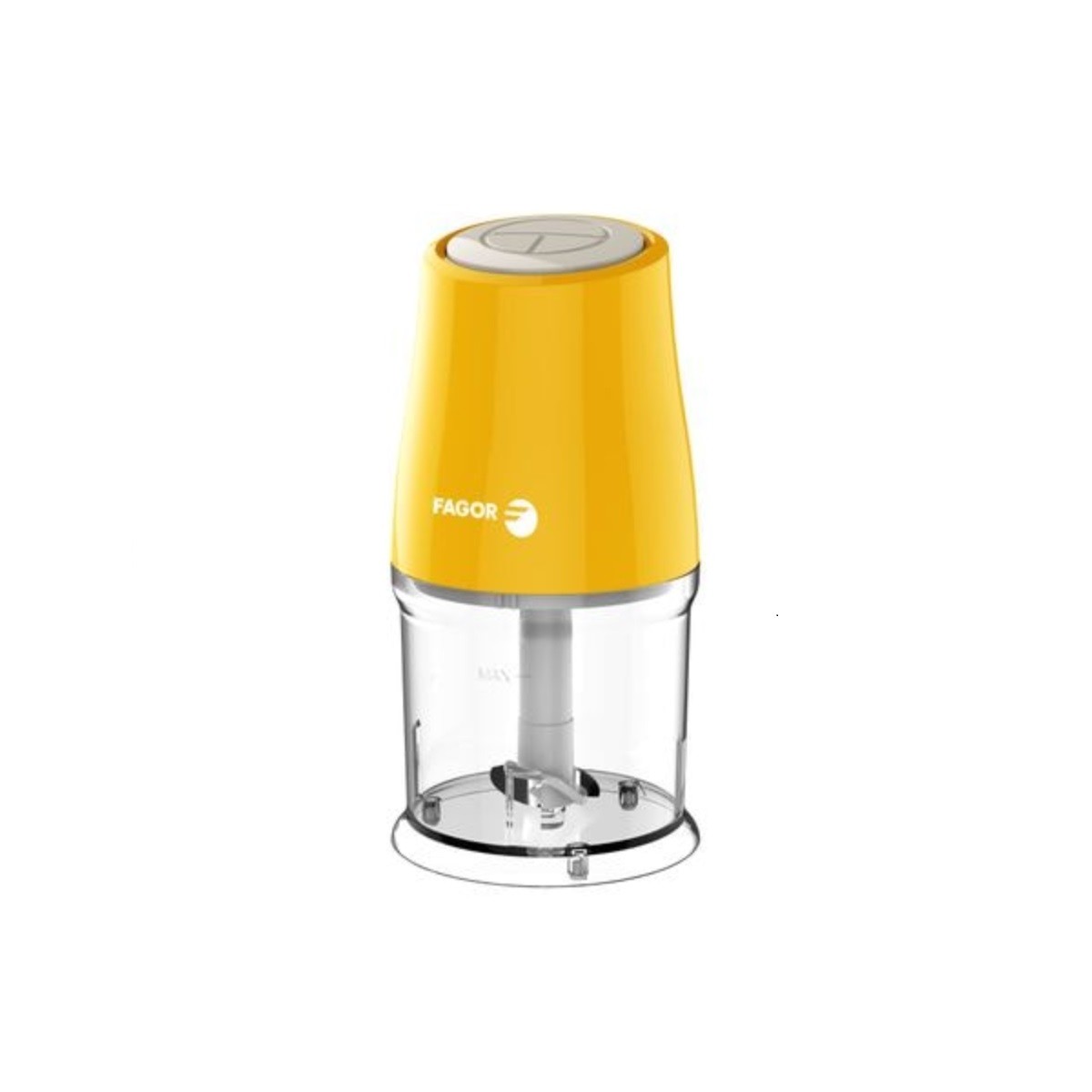 Mini hachoir Fagor FGH36 robot de cuisine compact jaune 100w
