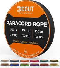 2mm Paracord, Micro Paracord Rope, Thin Braided Cord Nylon Cord for Crafting,