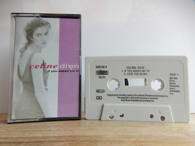 CELINE DION IF YOU ASKED ME TO / LOVE YOU BLIND KASSETTE TAPE MC 1992 SONY EPIC