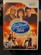 American Idol Encore 2 Nintendo Wii Cleaned Tested CiB