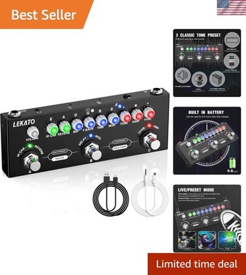 Versatile Guitar Effects Pedal - Delay, Reverb, Distortion & Overdrive Included