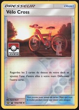 Carte Pokémon Vélo Cross Stamp Ligue 123a/168 Reverse Tempête Celeste Français