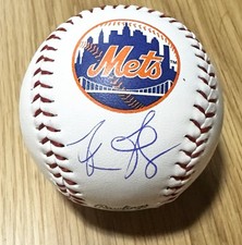 FRANK THE TANK FLEMING SIGNED NEW YORK METS BASEBALL BARSTOOL SPORTS RACC A