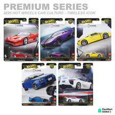 2025 Hot Wheels Premium Series Car Culture Dash N Timeless Icons - Select Option