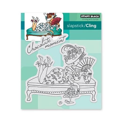 Penny Black Cling Rubber Stamps - Chocolate Moment 40-530