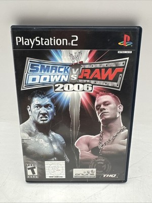 WWE Smackdown vs. Raw 2006 PlayStation 2 PS2 Game Complete CIB Tested VG Clean!