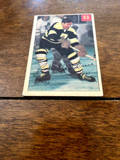 1954 - 55 Parkhurst #53 Cal Gardner Boston Bruins