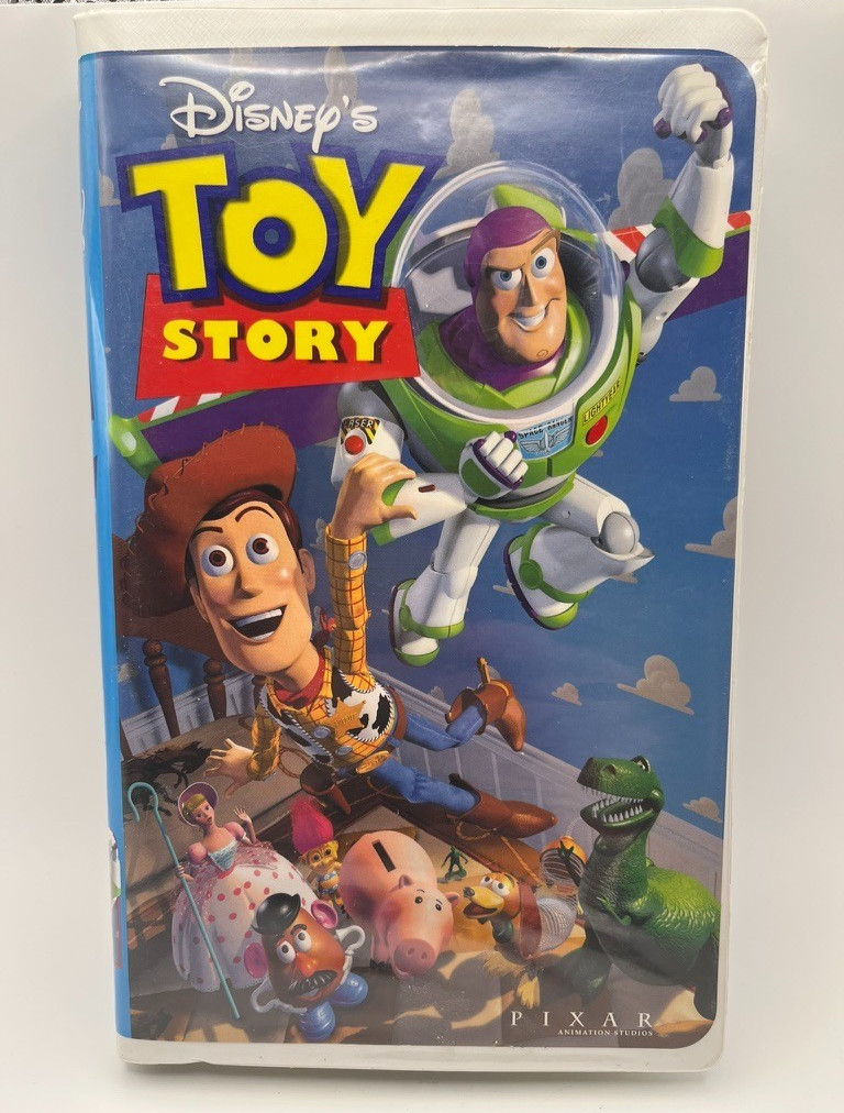 Toy Story VHS 1995 Disney Pixar Video Tape Original Vintage Clamshell Nearly New