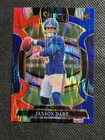 2025 Panini Select Jaxson Dart Concourse RC Red and Blue Prizm Shock #93 Giants