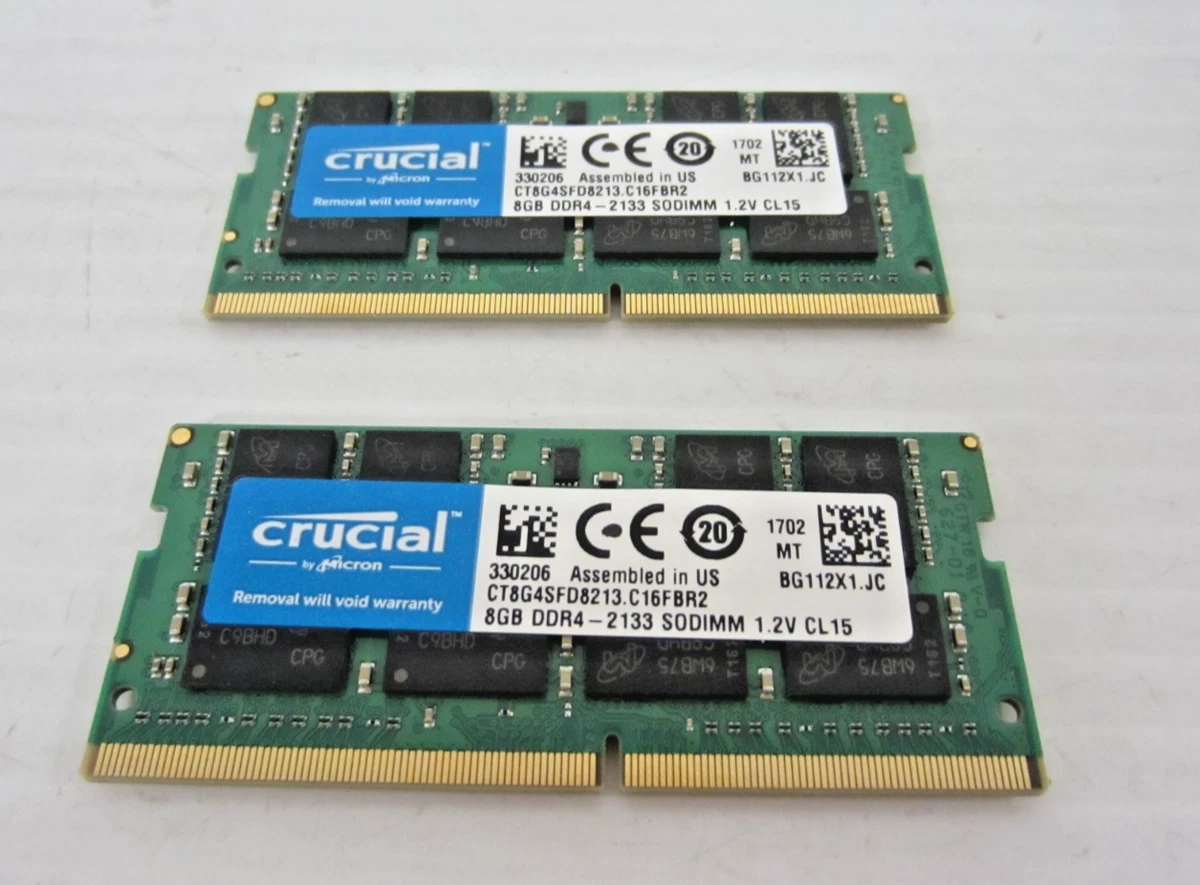 Crucial PC4-17000 (DDR4-2133) Bus Speed Computer RAM 16 GB Total