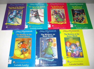 Lot of 7 Meg Mackintosh Solve-It-Yourself Mysteries by Lucinda Landon #1-7 TPB