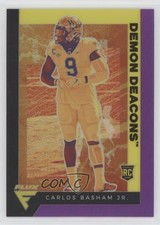 2021 Panini Chronicles Draft Picks Flux Purple 26/49 Carlos Basham Jr #231 1p5