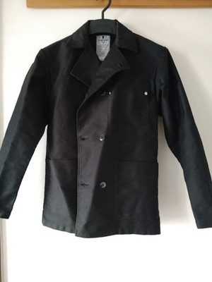 CHEVRE Collared Cotton Work Coat French Made Used