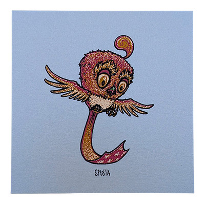 Marq Spusta Baby Blissed Out Bird (Opal) Micro Print