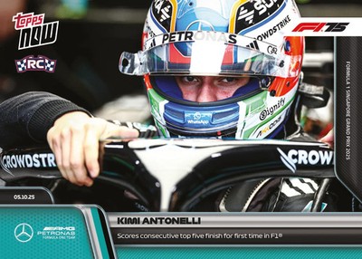 Topps Now Formula 1 2025 - Card 068 - Kimi Antonelli - Mercedes