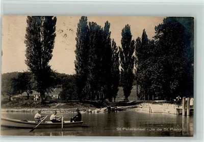 10196753 - St. Petersinsel Ruderer Ruderboot 1923