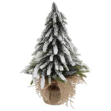 Christmas Tree Tabletop Decoration Snow Scene Trees Desktop Decorations